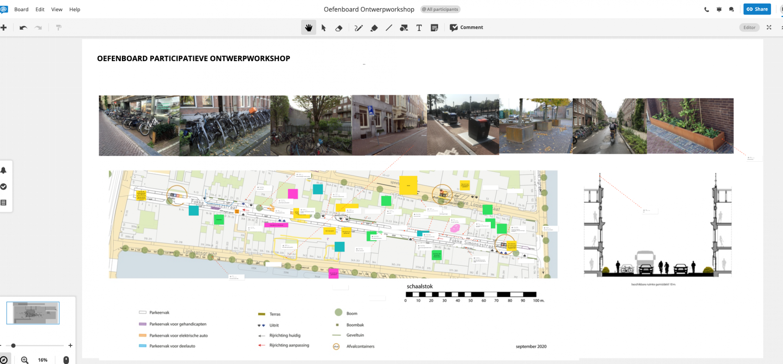 Digitale bewonersparticipatie bij ruimtelijk ontwerp.