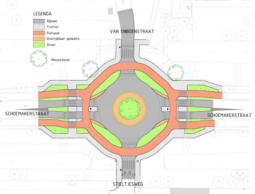 Roundabout Schoemakerstraat